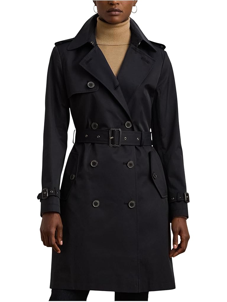 Navy Lauren Ralph Lauren Db Belted Rain 38"