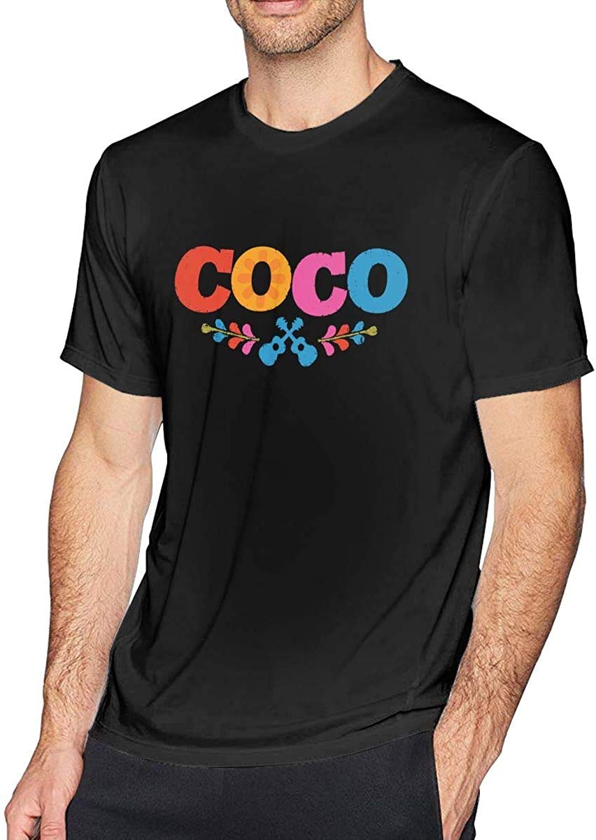 Chikin Coco Movie Men's Cool Short Sleeve Tee Black