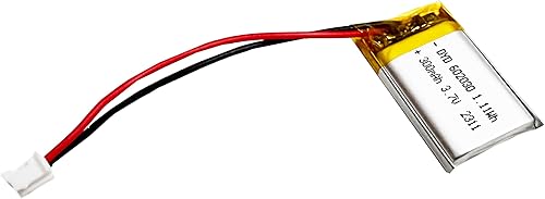 Miniatura 3 de FITHOOD 602030 3.7v batería 300mAh batería recargable de polímero de litio con conector JST para electrodomésticos