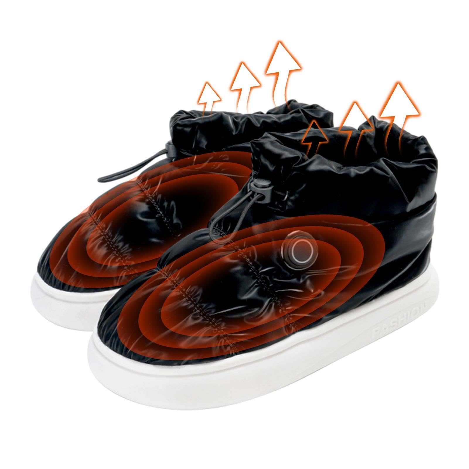 Scarpe riscaldate ricaricabili | Pantofole elettriche traspiranti per la casa, scarpe riscaldanti per piedi elettriche, scarpe termiche per piedi caldi, comode scarpe invernali indispensabili