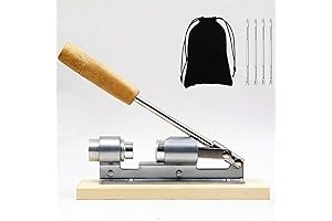 Artcome Heavy-Duty Pecan/Walnut Cracker Tool with Flannel Bag & Picks for Hickory Nuts