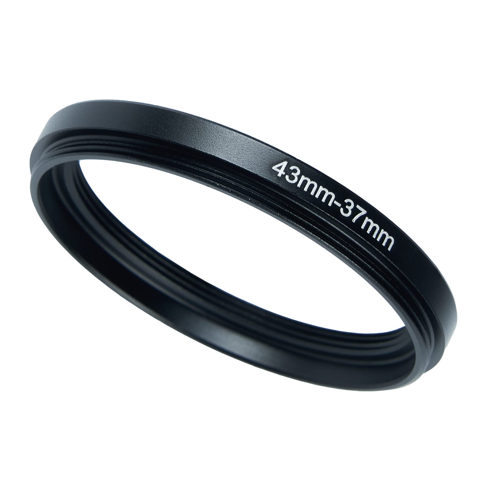43mm to 37mm Step-Down Ring Filter Adapter for All Brands UV ND CPL Metal Ring Step-Down Rings Adapter Filter (43mm-37mm)