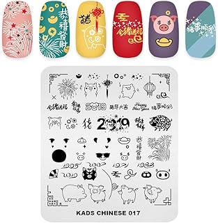 KADS Stamping Plates for Nail Art Chinese Style Spring Template Image Plate Stencil Nails Tool (CN017)