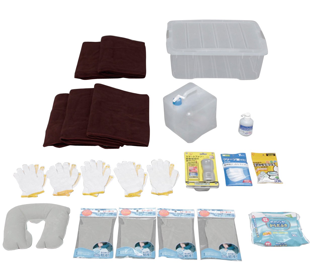 Amazon｜アイリスオーヤマ 防災グッズ 避難 セット 5人用 【積み重ねて