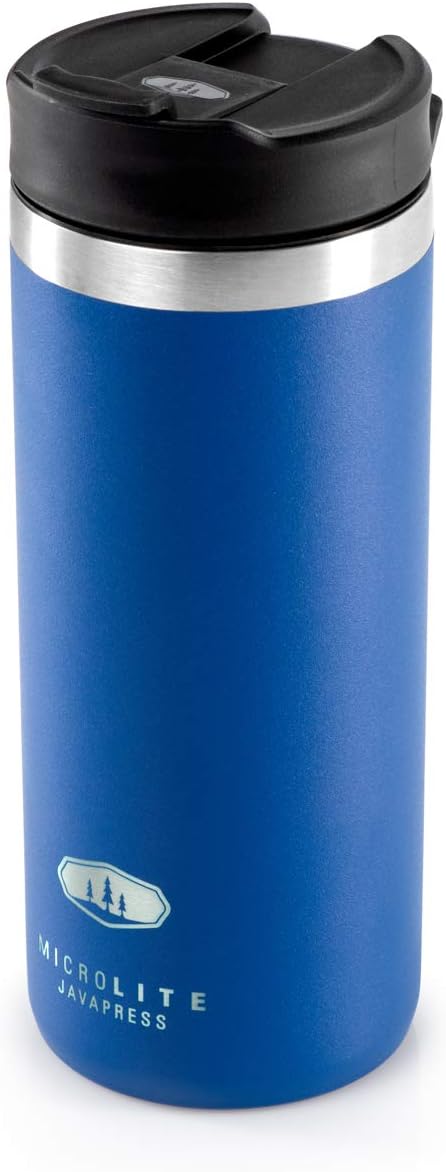GSI Outdoors Microlite Javapress | Insulated, Spill-Resistant Javapress for Commuting, Travels and Camping