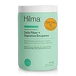 Hilma Daily Fiber and Digestive Enzymes, Fiber Supplement Powder with Prebiotics and Enzymes Formulated with Psyllium Husk and Acacia, Gluten Free, Vegan, FSA Eligible, Digestive Support, 30 Servings