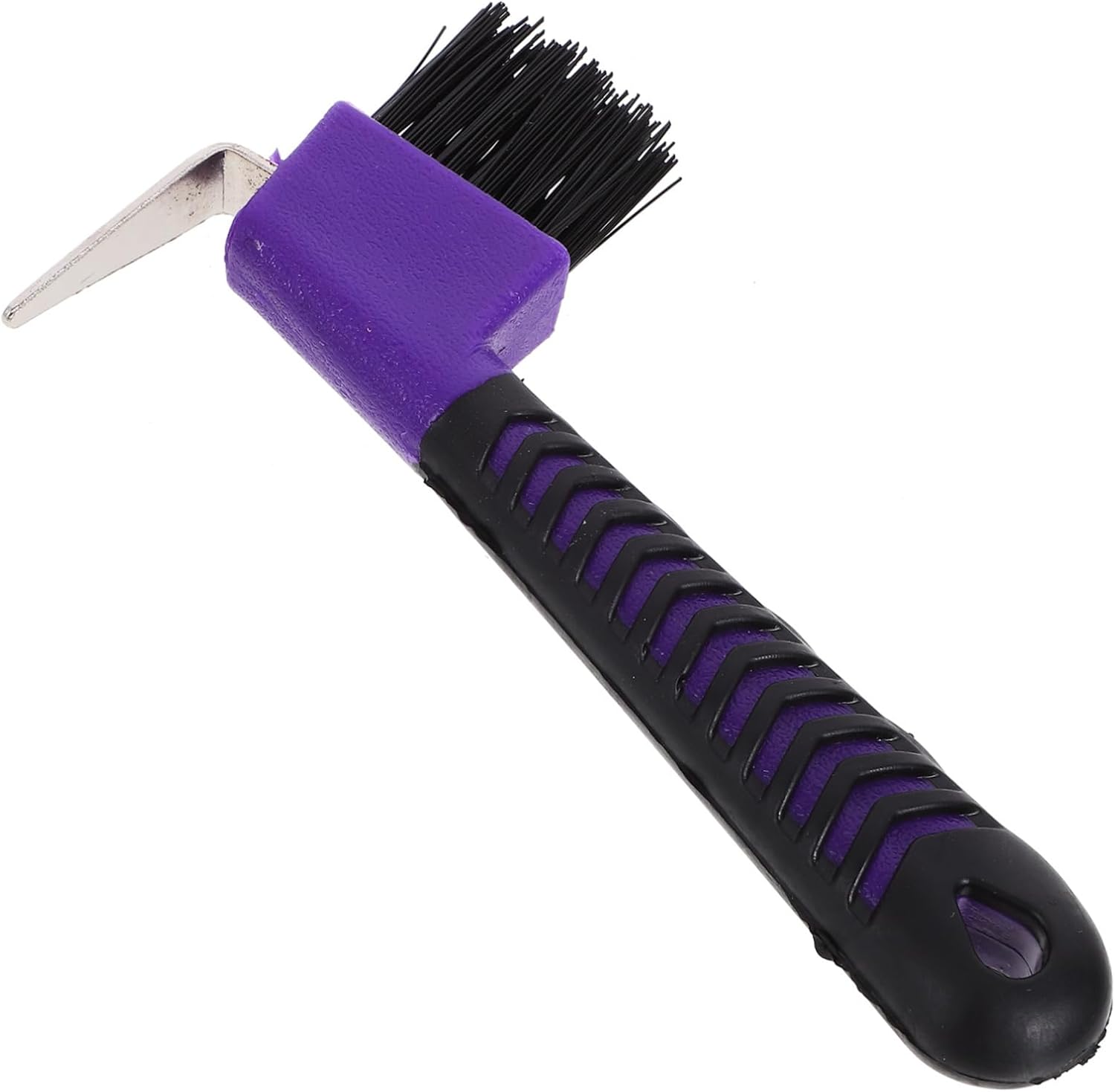 Grip Hoof with Brush Hoof Grooming Tool Comfortable Grip Design for Daily Grooming and Cleaning Random Color