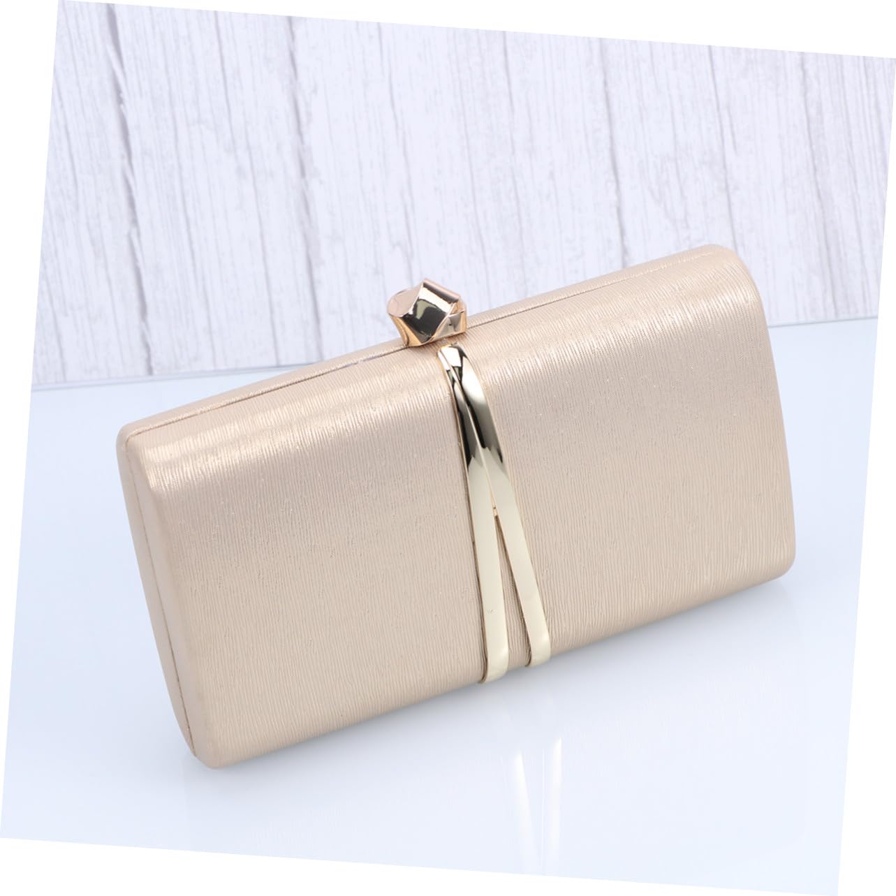 FOMIYES Bolso Mano Fiesta Mujer Elegante PU Cuero con Cadena y Estampado para Bodas Noche