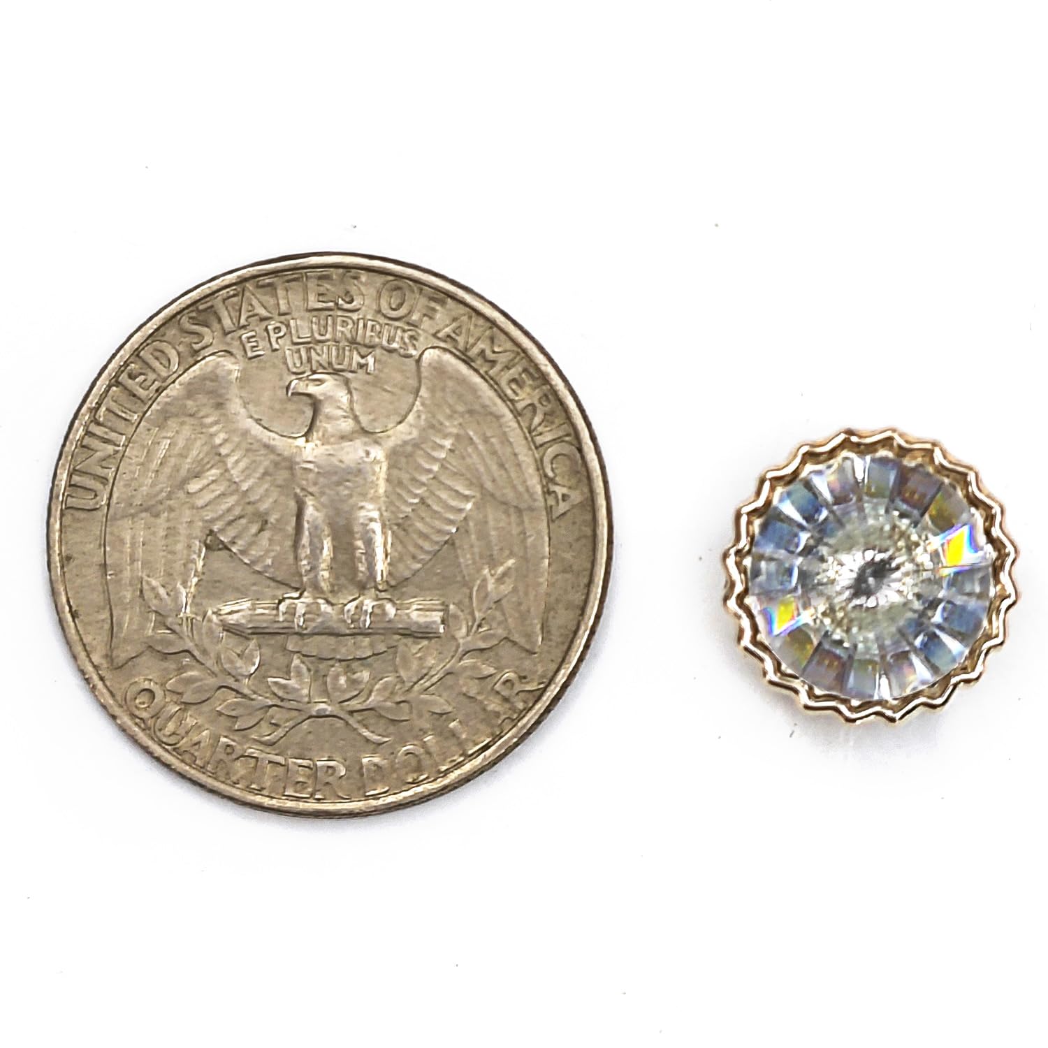 Amazon.co.jp: Craftisum 装飾ラインストーン樹脂裁縫シャンクボタン