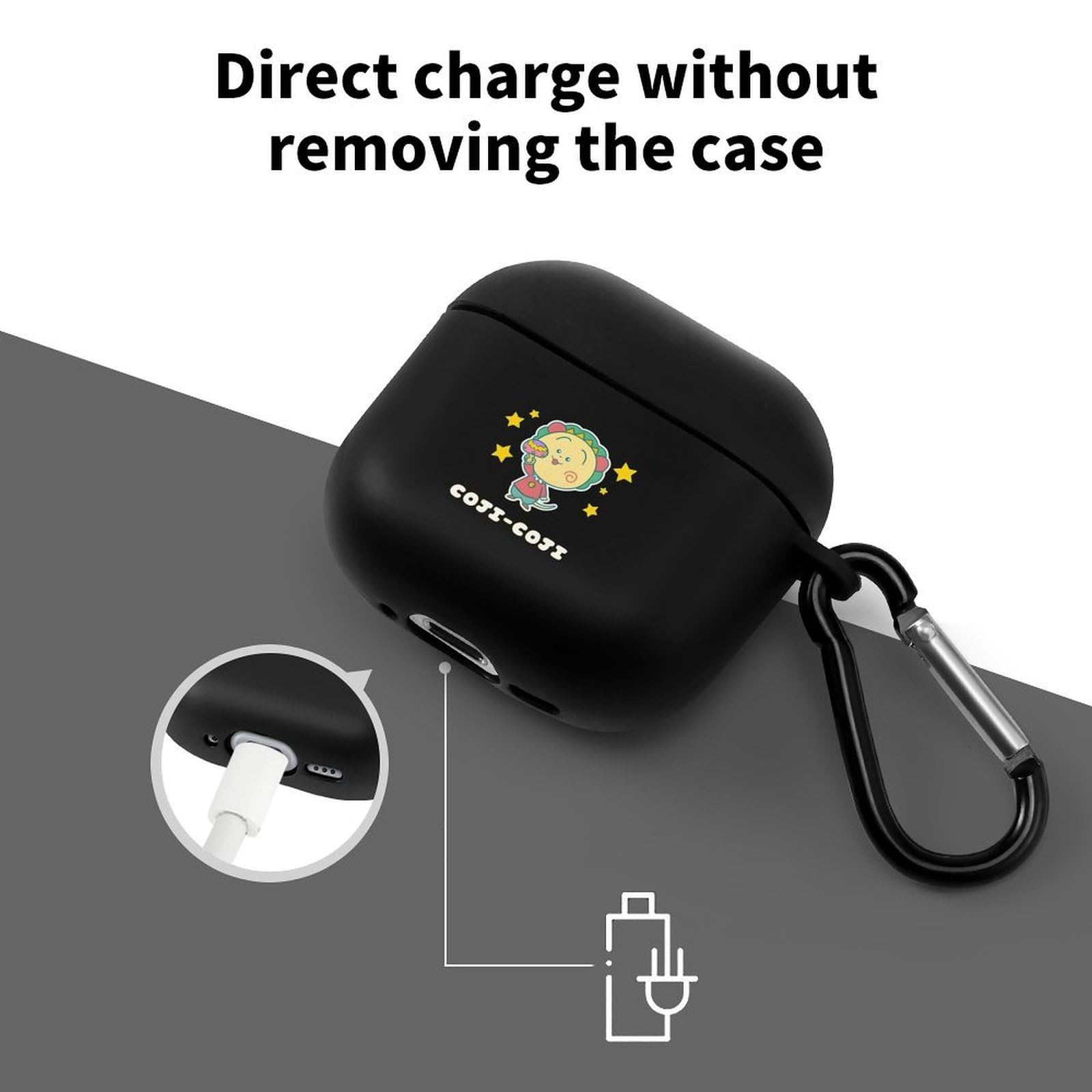 Amazon | Airpods 4 ケース コジコジ AirPods 第4世代 ケース AirPods4