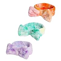 Vista 12 de WSYUB - Diademas de spa, diademas de maquillaje, diadema con moño para lavarse la cara, diademas para el cuidado de la piel para mujeres, diademas