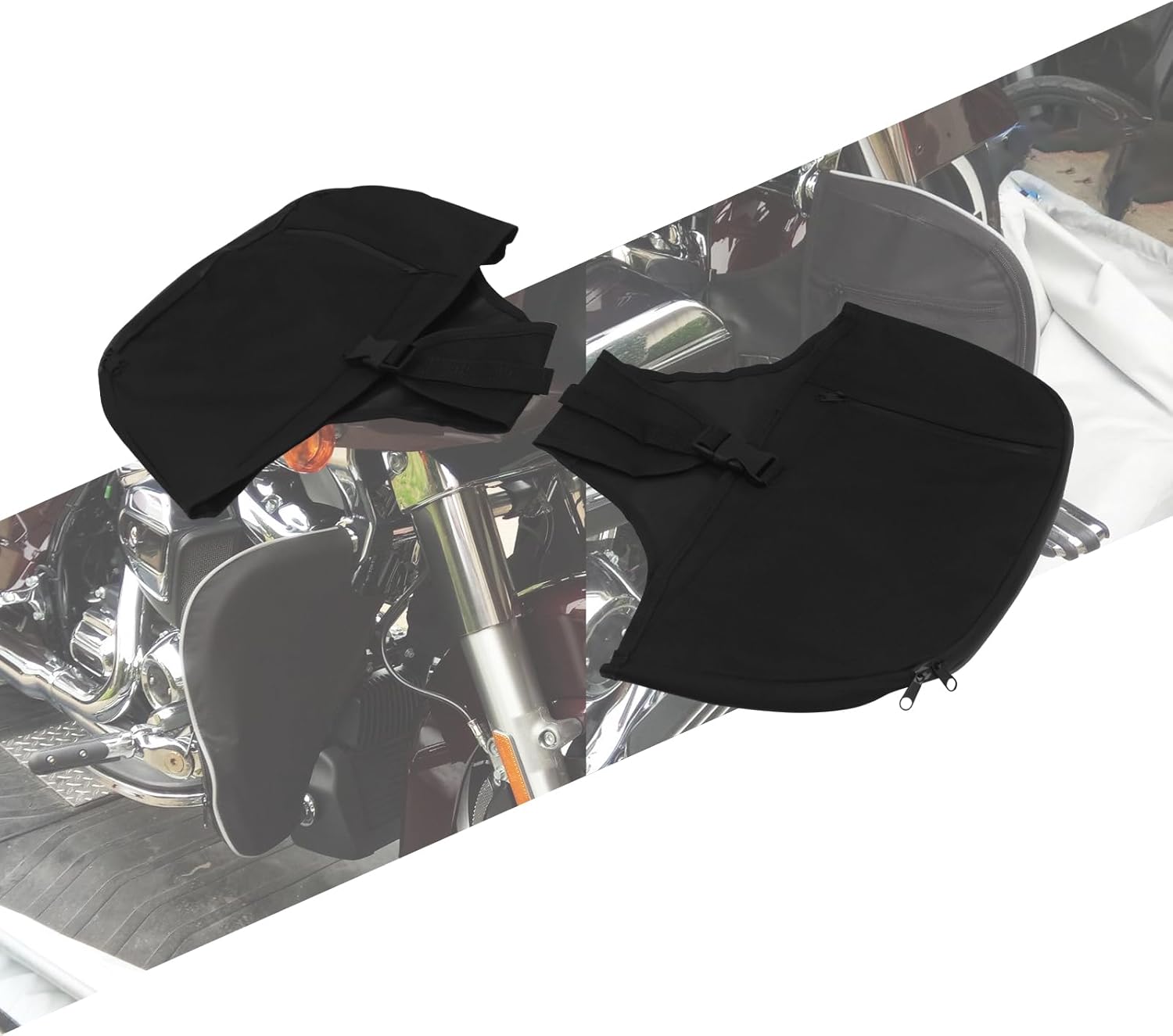 Funda protectora de motor suave para motocicleta, bolsa calentadora de piernas, apta para Harley Touring Road King, Street Glide, Road Glide,