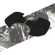Motorcycle Soft Lowers Chaps Engine Guard Cover Leg Warmer Bag Fit For Harley Touring Road King Street Glide Road Glide Electra Glide and Trike Models 1980-2025