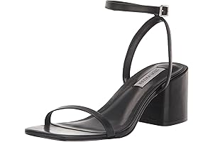 Steve Madden Audrina Black Heel Sandals
