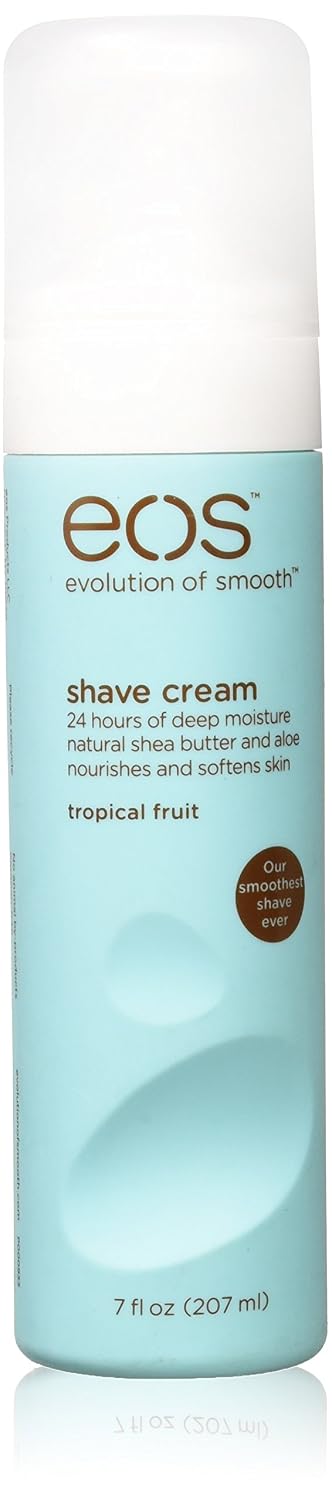 eos Shea Better Shaving Cream for Women - Tropical Fruit | Shave Cream, Skin Care and Lotion with Shea Butter and Aloe | 24 Hour Hydration | 7 fl oz