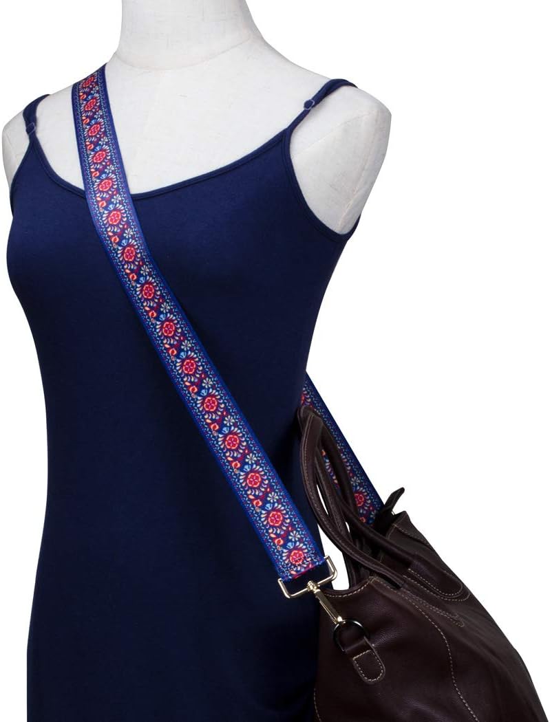 Crossbody Strap for Purses Replacement Adjustable Guitar Multicolor Style Handbag Straps - Image 2