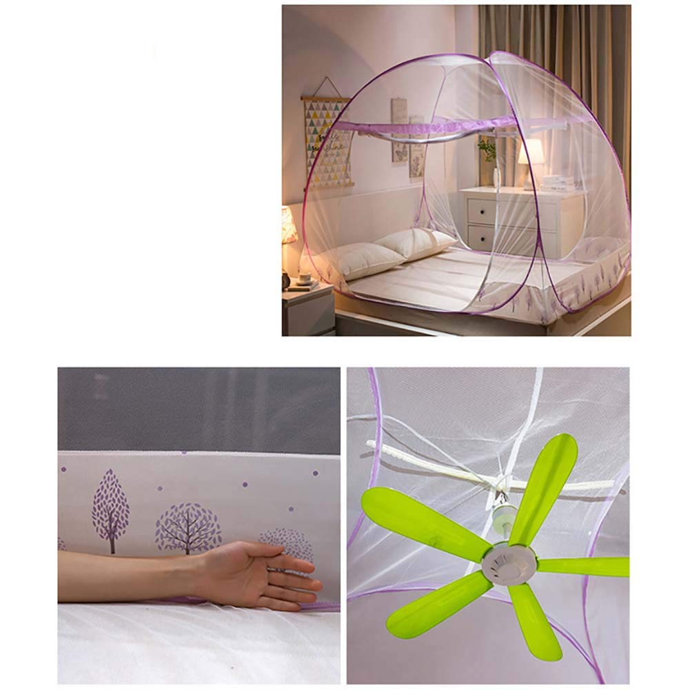 Popup Moskitonetze Für Queensize-Bett,Folding Baldachin,Bett Zelt Mit Boden Für Zuhause Reise Camping,Portable Anti-moskito-c Queen1