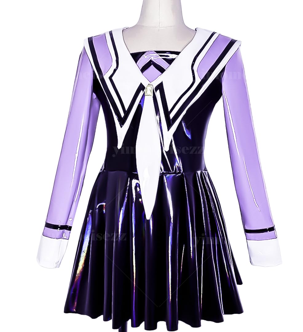 Amazon.co.jp: [Litany] アイズ風制服 エナメルセーラーワンピース