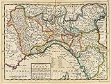Upper Italy Map 1736 - Savoy Milan Venice Genoa Tuscany - Herman Moll Historical Print - 24in x 18in