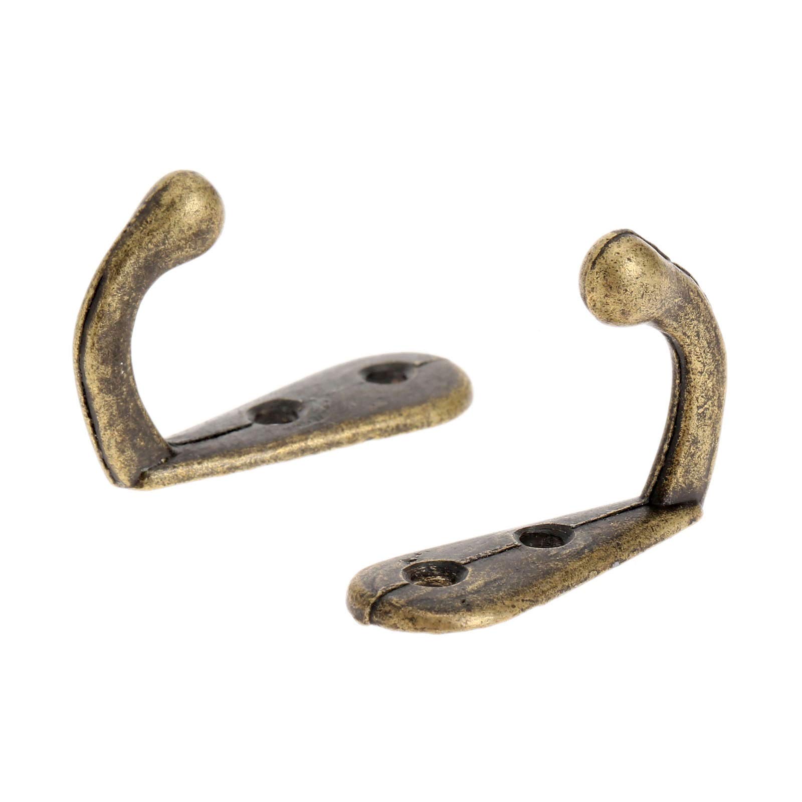 Fuxxer, Set Di 5 Ganci Da Parete Antichi In Ferro Con Effetto