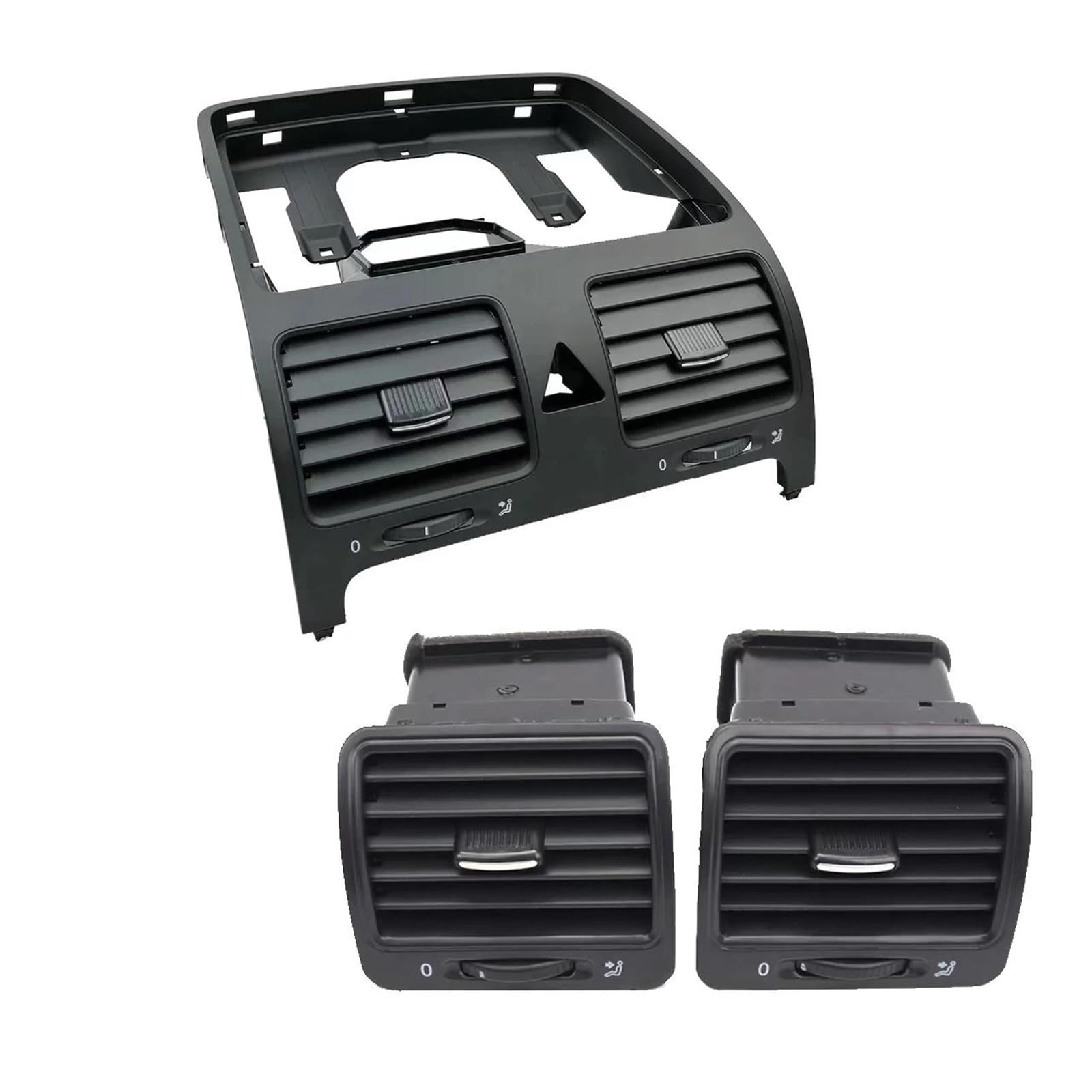 Grille tableau bord et aération pour Golf 5 Jetta MK5 Rabbit 2004-2011 - 7