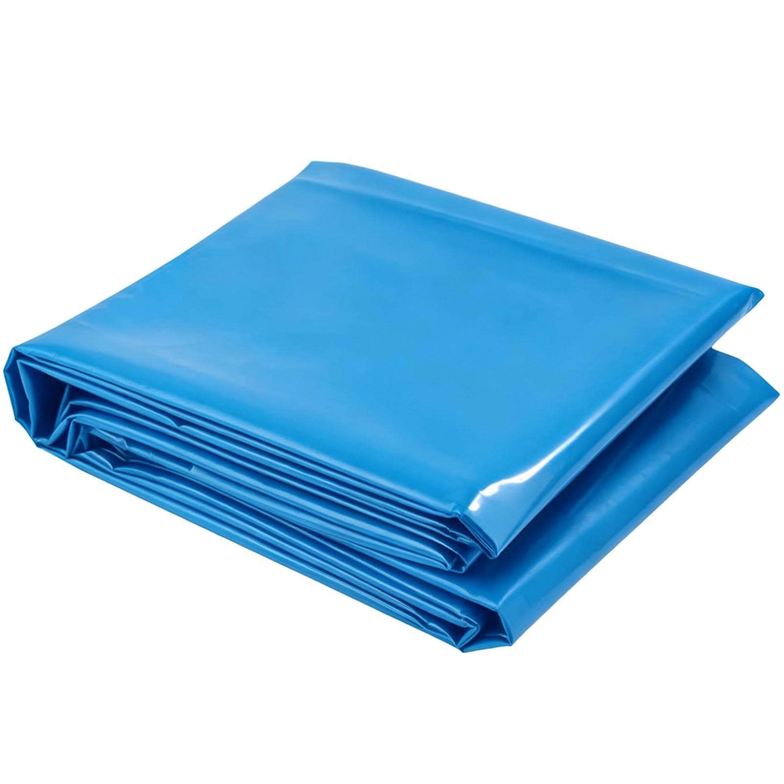 Hamankim Outdoor Blue Pond Liner, HDPE Koi Fish Pond Lining Flexible Membrane for Garden Fountains Waterscape, 2x2m 3x4m 4x6m 5x8m Waterproof Underlay Tarpaulin(10x15m(32.8x49.2ft))