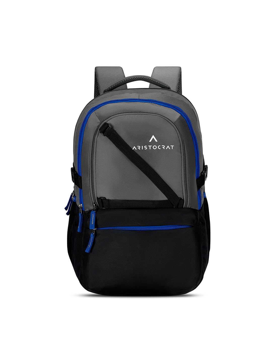 aristocrat Hype 17 Inch Compatible Laptop Backpack 33L | Premium Durable Fabric | 2 Compartments with Side Bottle Pocket | Padded Backpanel | Office & Travel Backpack for Men & Women-picture-17