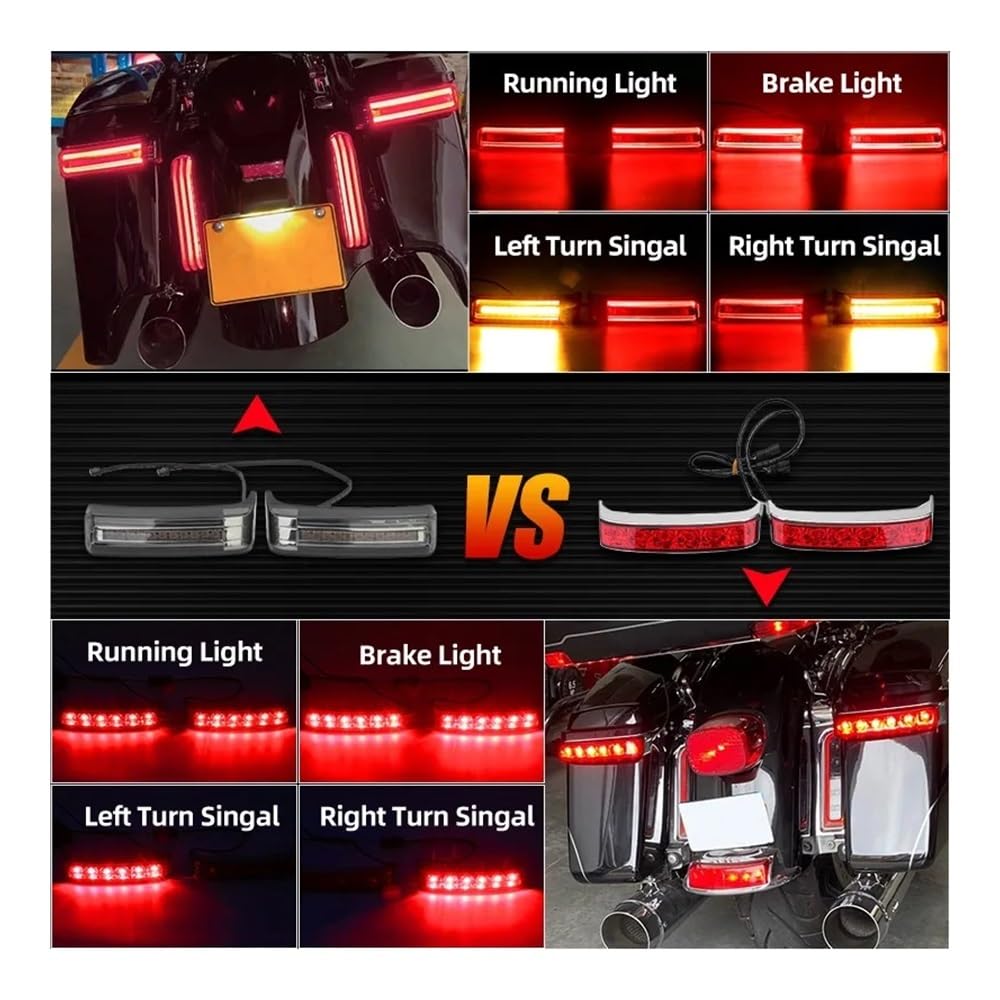 Indicatore direzione moto per moto Indicatori direzione a LED borse