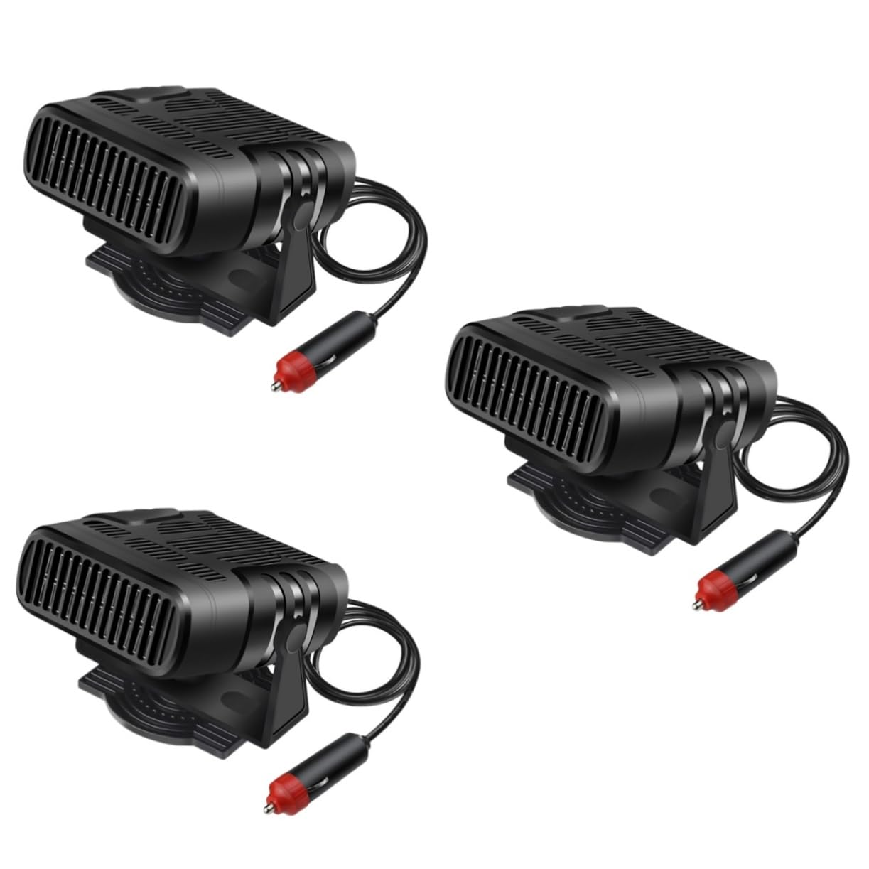 3piezas Calefactor Portátil Para Coche Descongelador y Desempañador Para Ventanas y Parabrisas Instantáneo y Instalación Vehículos
