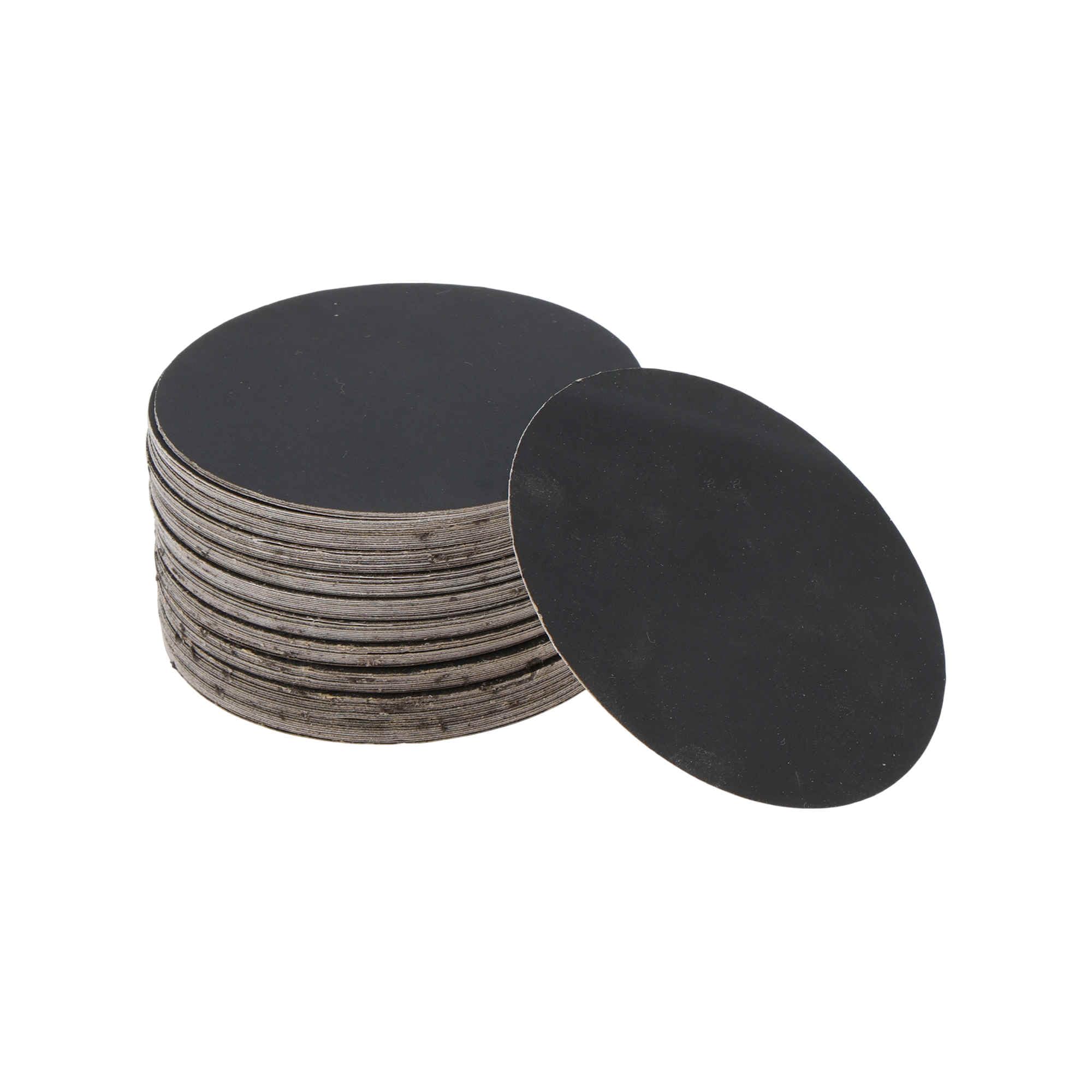 A ABSOPRO Sandpaper Hook & Loop Sanding Sheets 75x75mm Black 1000 Grit Efficient Grinding and Polishing Automobile Manufacturing and Repair Metal Processing