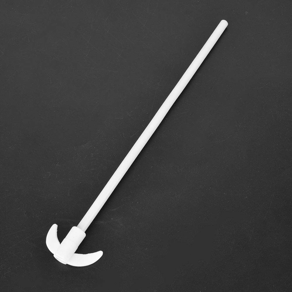 Barra di Agitazione in PTFE Rivestita in PTFE, Barra di Agitazione in Ptfe Barra di Agitazione in Acciaio per Uso in Laboratorio, Resistente Alle Alte Temperature, L 250mm Lar.