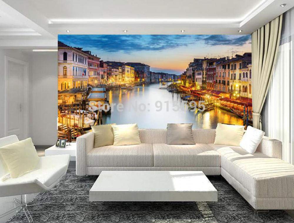 Papier peint personnalisé 3D WLLLO pour créer un mur de fond chaleureux dans votre salon
