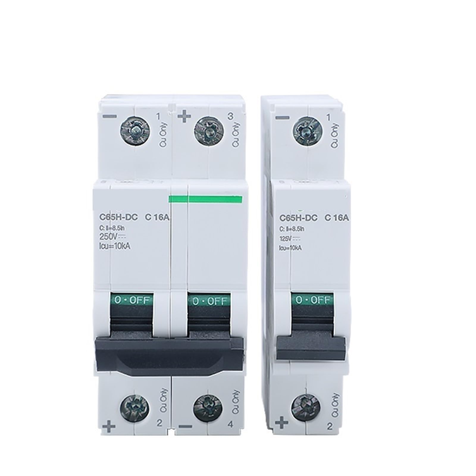 Disjoncteur électrique DC Acti 9 C65H-DC 1P 2P Type C - 6