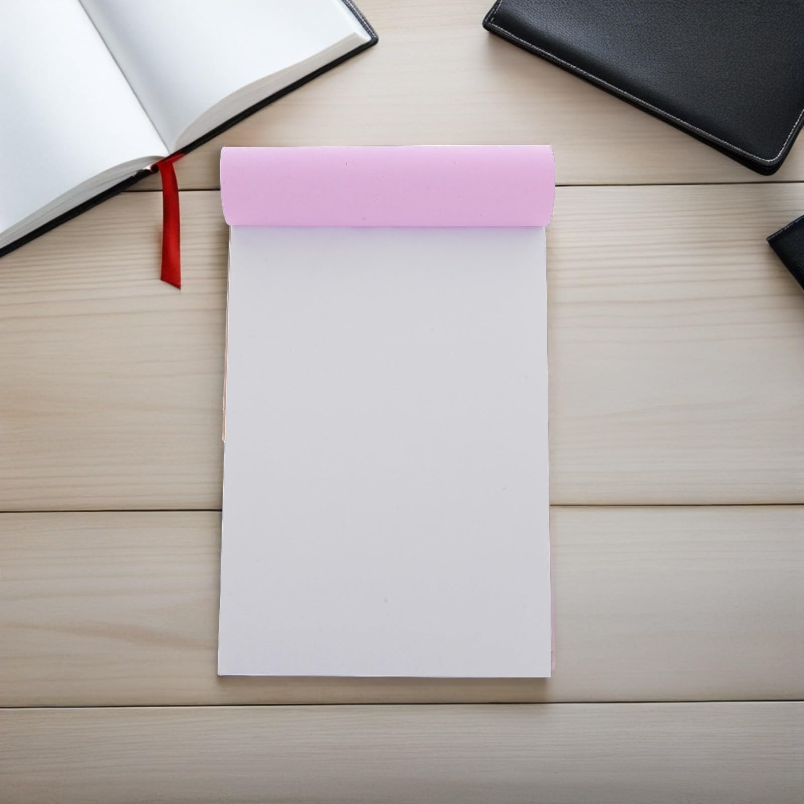 Tragbarer Notizblock mit Kohlepapier für Reise und Büro Leichtes A5 Buchhaltungsbuch mit Automatischer Doppelkopie für Aufträge und Notizen
