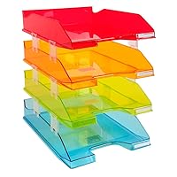 Exacompta 113299SETD Vaschetta Corrispondenza, Colori Assortiti
