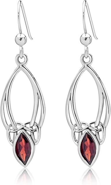 Pendientes Triquetra De Plata – Pendientes Colgantes Con Nudo De Trinidad Celta, Regalo Para Ella - España