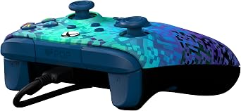 PDP REMATCH XBOX WIRED Controller GLITCH GREEN for Xbox Series X|S, Xbox One, Officially Licensed
