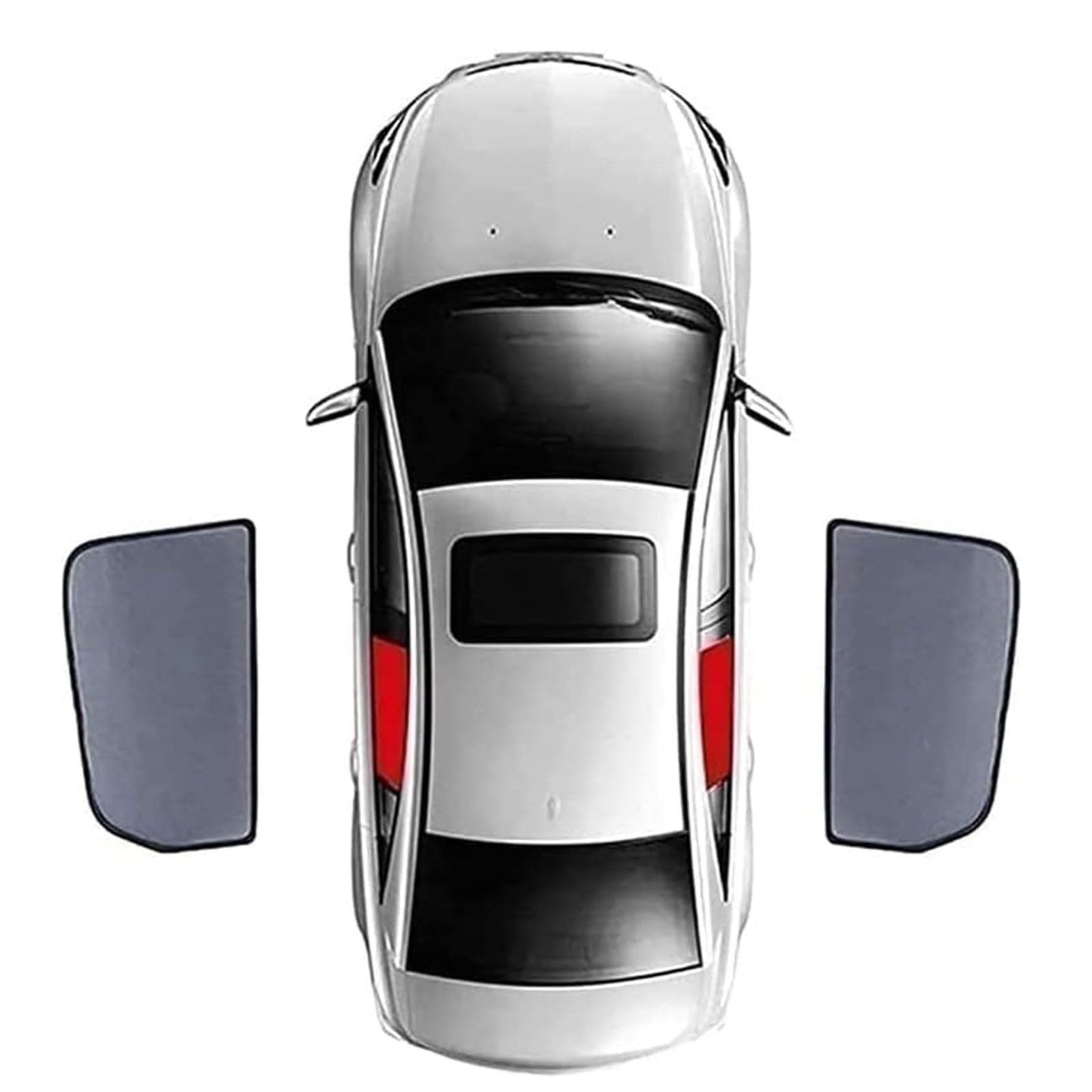 Parasol Magnético Para Skoda Kodiaq 2017-2023 - Protección Solar Y Privacidad Para Ventanas Laterales (Juego 2 Traseras)