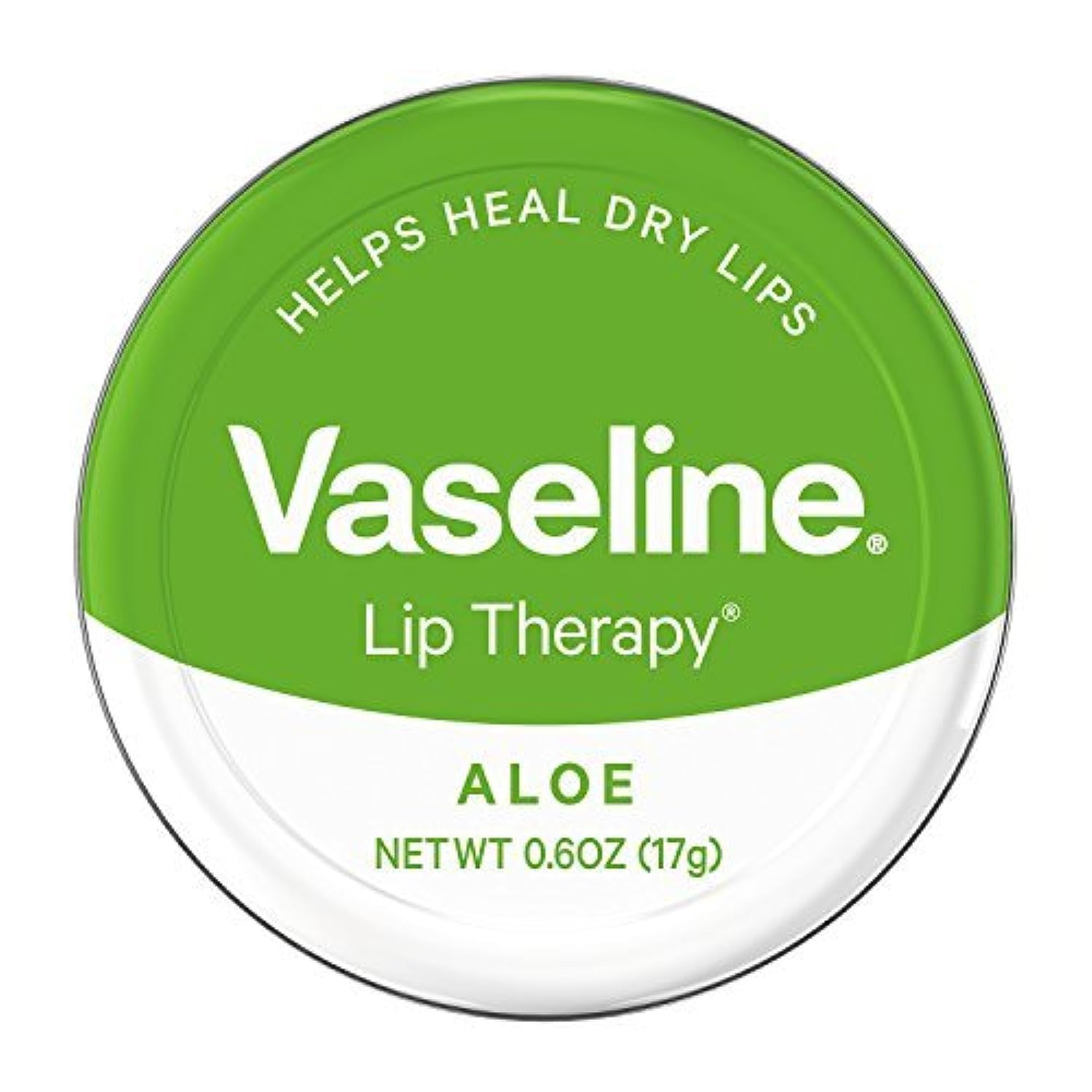 Vaseline Therapy Lip Balm Tin, Aloe Vera, 0.6 Ounce-picture-27