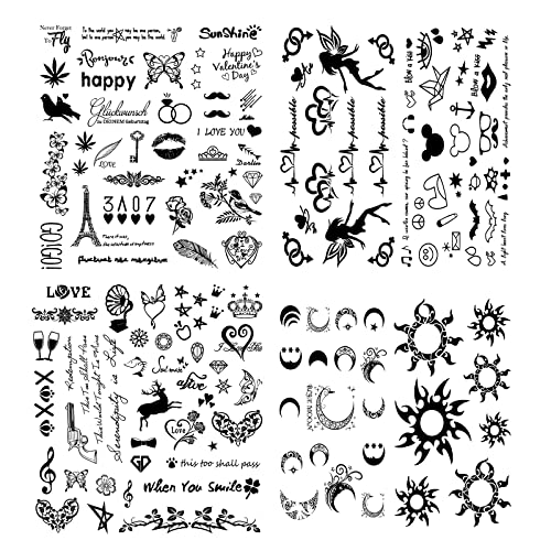 Temporary Tattoos 13 Black Butterfly Album Lyrics Singer Gifts Singer Song Inspired Fans Gift #TOP5