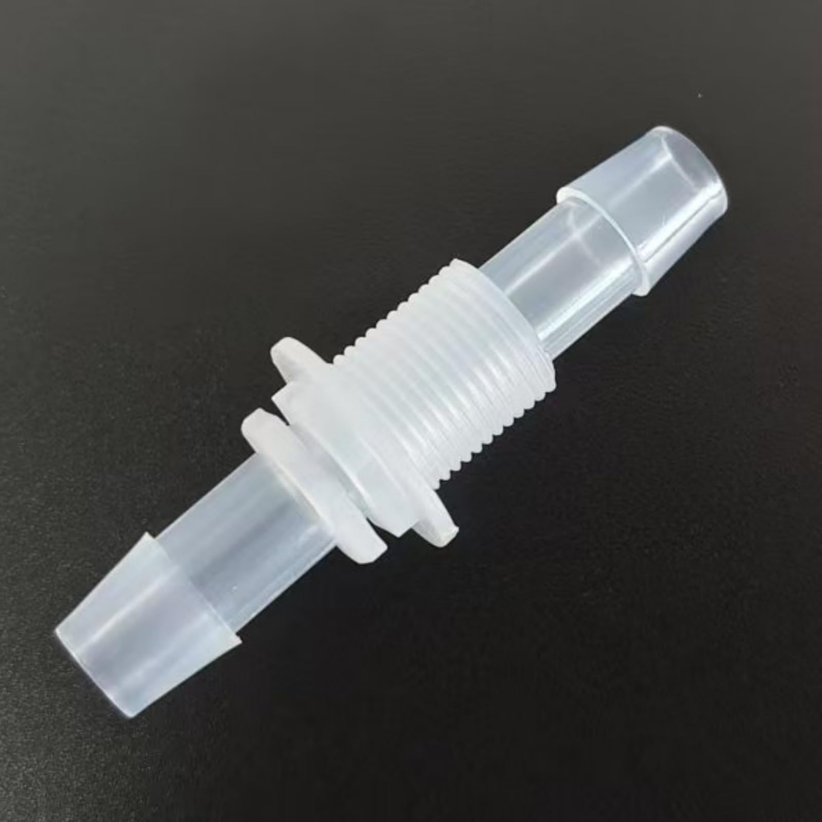 Accesorios de manguera de plástico reutilizables, paquete de 50 conectores de grado alimenticio para acuarios y laboratorios, 5/16 pulgadas, rosca macho M12