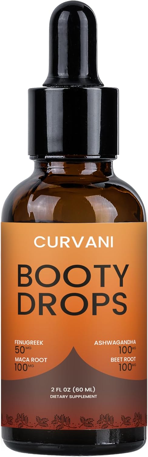 Booty Drops Lifting Serum Concentrated Formula 2 oz. Custom-Designed for Women's Curves and Beauty. (1PCS)