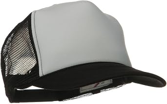 Otto Two Tone Polyester 5 Panel Foam Front Mesh Back Cap - Red White Red