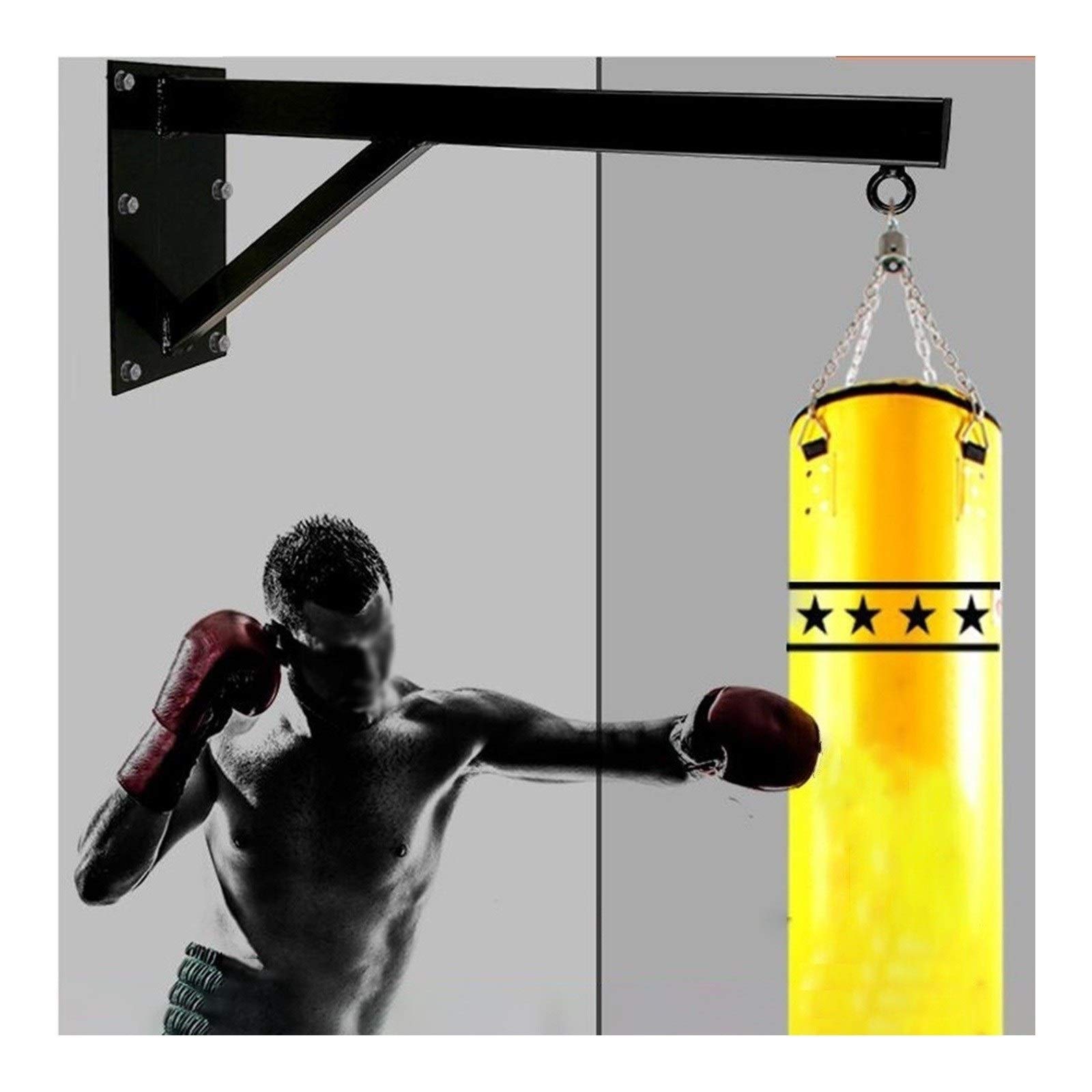 ZHANGQINGXIU Supporto Per Sacco Da Boxe,Supporto Da Parete Per Sacco Da Boxe Pesante Supporto Per Sacchi Di Sabbia Supporto Per Sacchi Di Carico In Grassetto Supporto Per Mensola A Parete Per Interni,