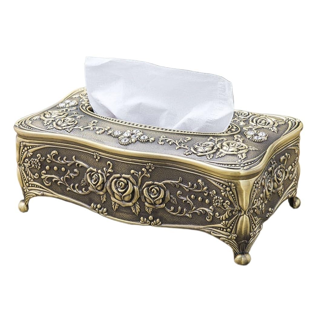 Boîte à mouchoirs sculptée vintage, l'idée cadeau déco pour la maison