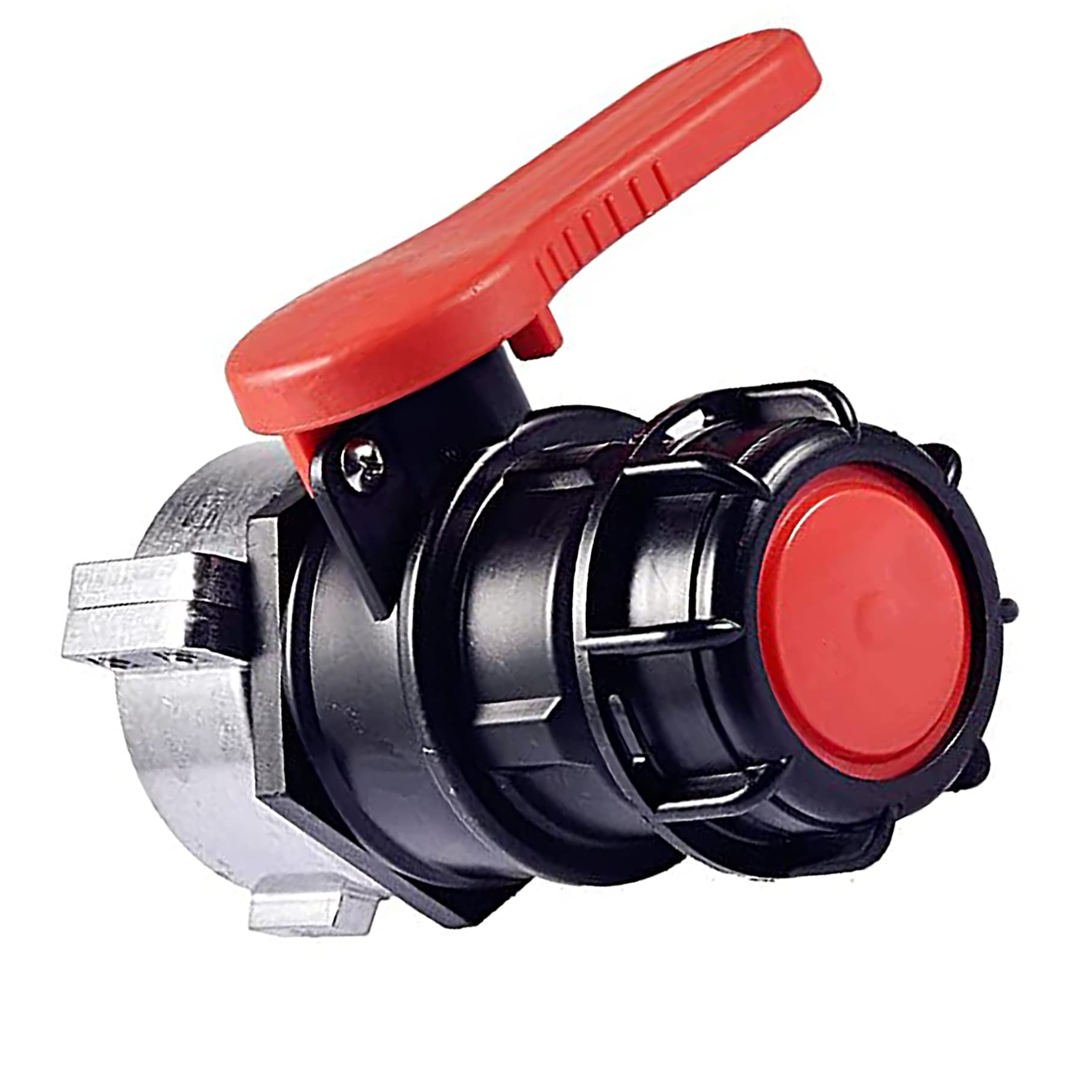 Adattatore Valvola A Sfera Per IBC DN40/DN50 – Lega Alluminio, Per Serbatoi Acqua 62/75mm
