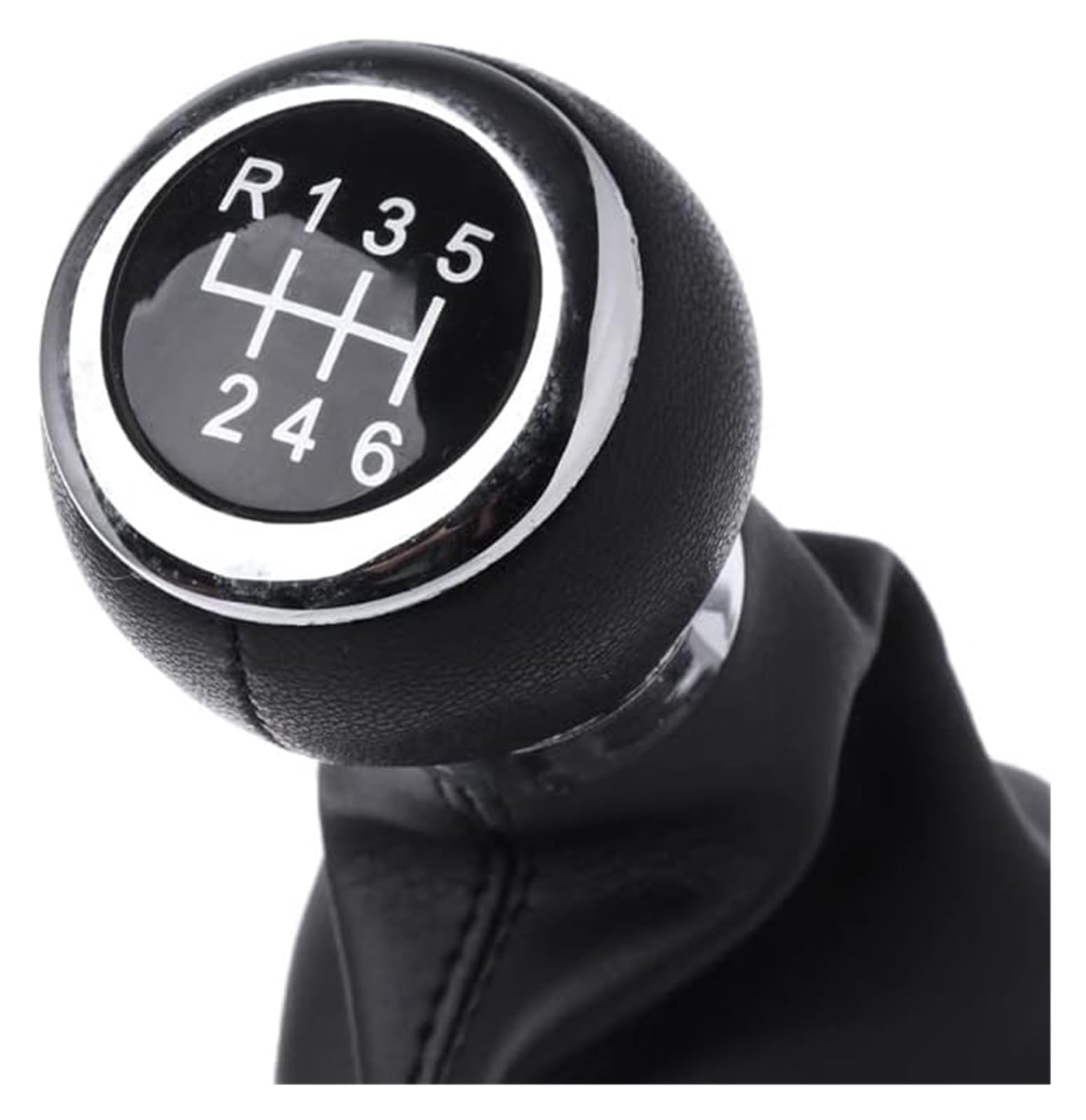 UTONGMU Manual Gear Shift Knob for VW for Passat B6 Gear Shift Knob Lever Handball Gaiter Boot 6 Speed Leather Car Manual MT Gaitor