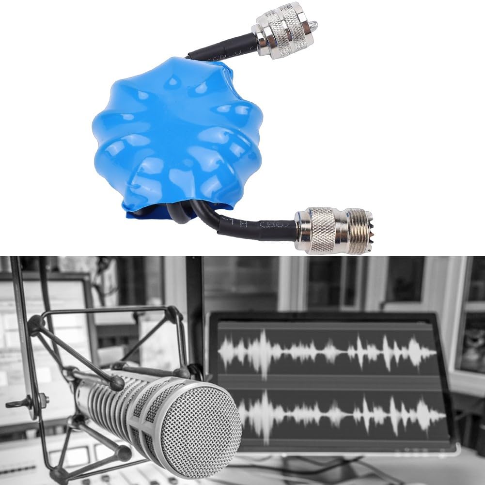 Balun de corriente 1:1 Estrangulador de modo común para antenas 1.8-30MHz 45mm ferrita 100W PEP conector RF