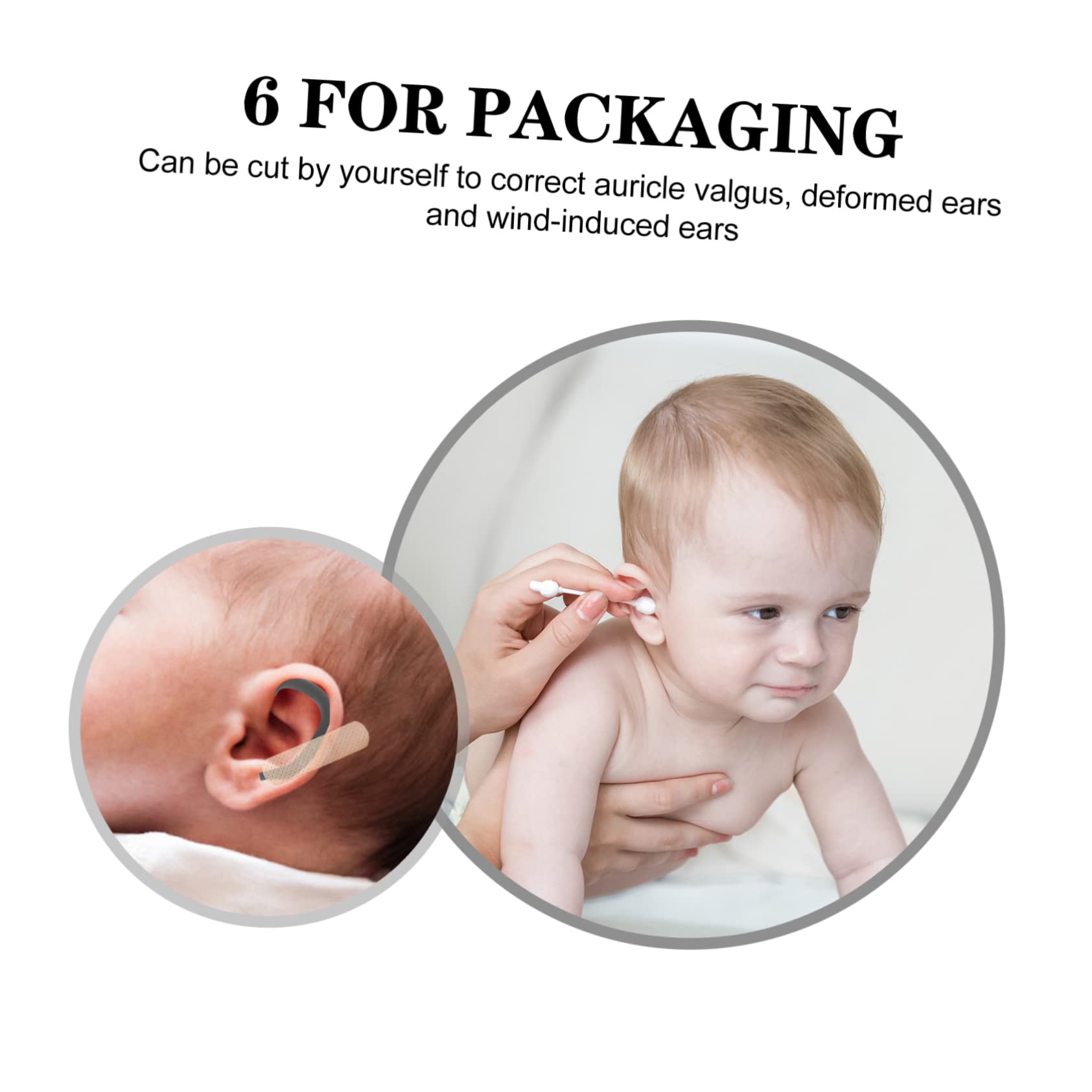 6 Paar Ohrkorrektoren Für Babys - Silikon Ohrenstützen Gegen Abstehende Ohren