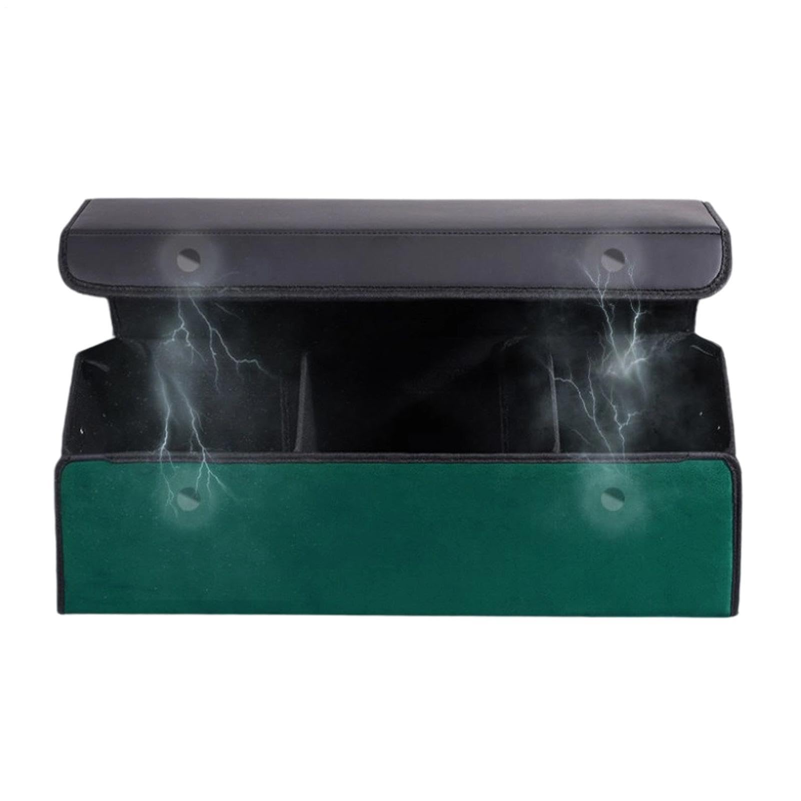 Generico Organizer Per Vano Portabagagli SUV Contenitore In Pelle PU | Organizer pieghevole da bagagliaio auto con chiusura magnetica Viaggi, Carico, Spesa, Attrezzi, Interni, Esterni, Campeggio